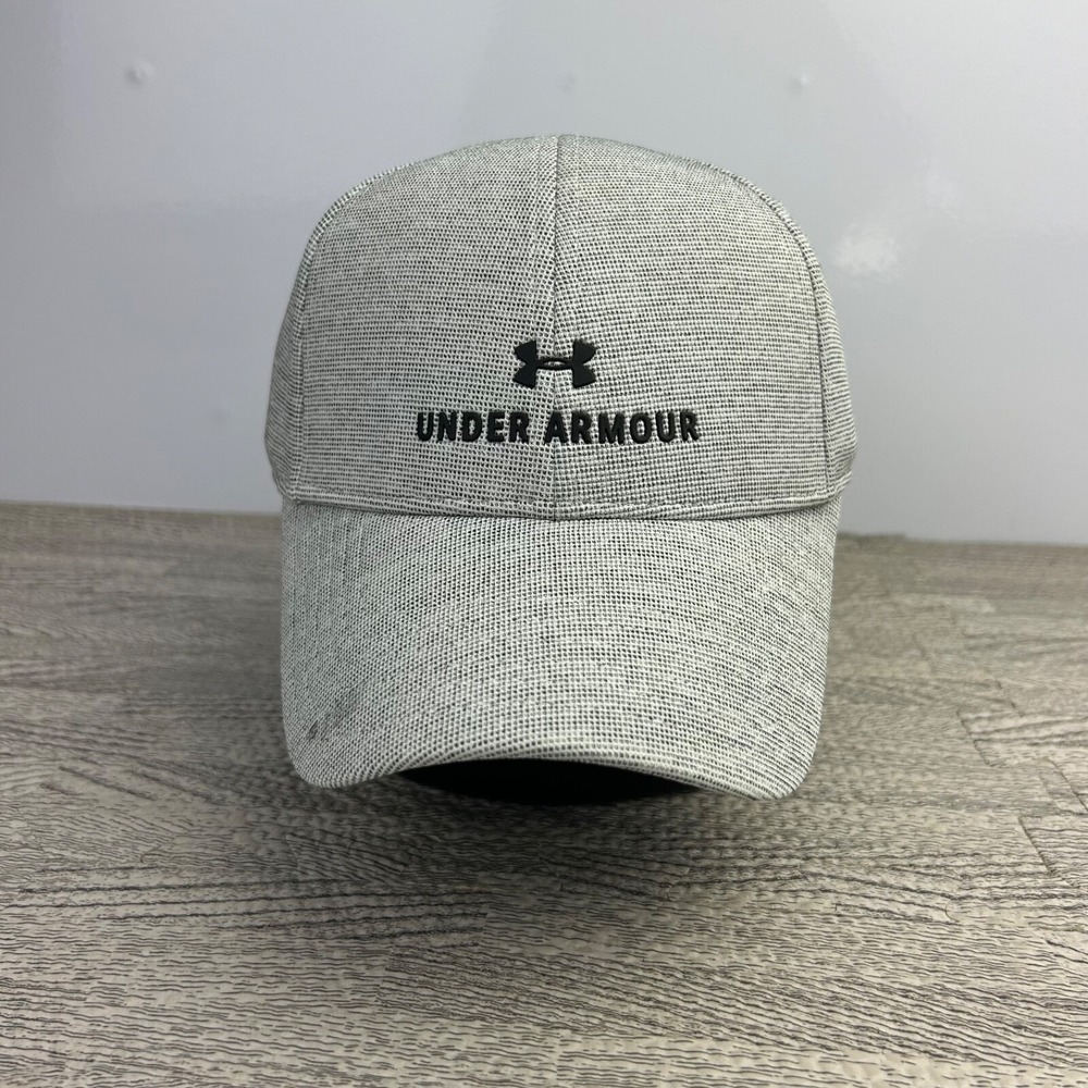 Under Armor Hat Cap‎ Strap Back Adjustable Gray Logo BRAND NEW Women's